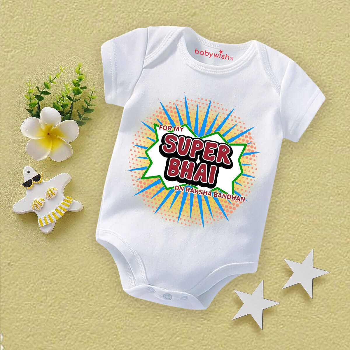 Babywish Rakshabandhan Romper Brother Sister Matching dress Rakshabandhan gift for Rakhi