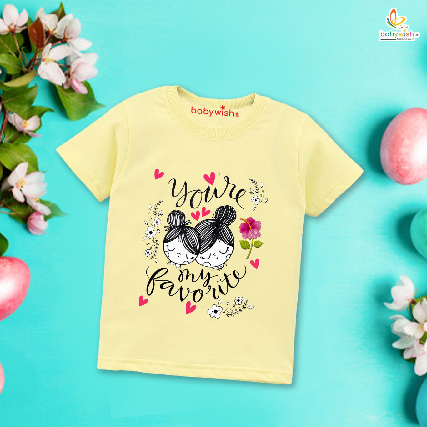 Mother's Day Special T-Shirt for Boy’s and Girl’s Half Sleeve Topwear for Unisex Kids
