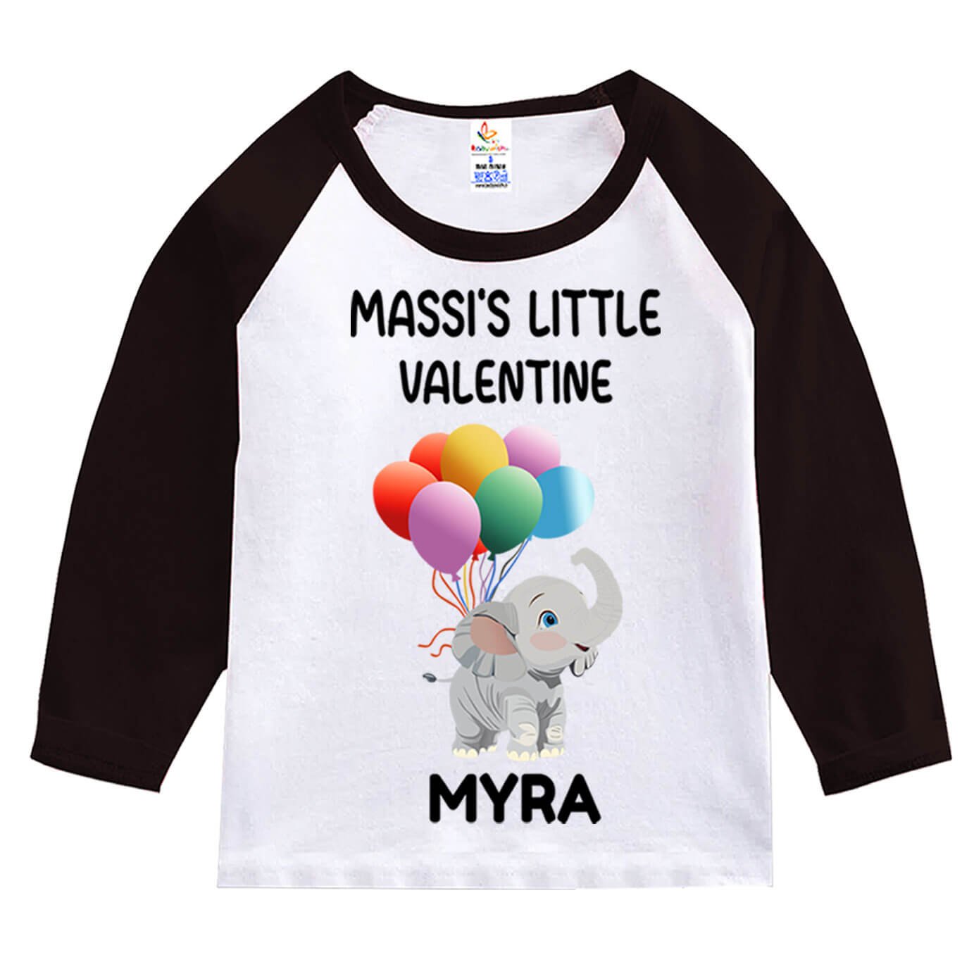 Baby name printed t-shirt
