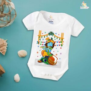 newborn krishna festive onesie babywish
