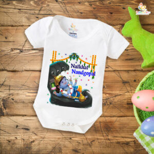 baby janmashtami romper india babywish