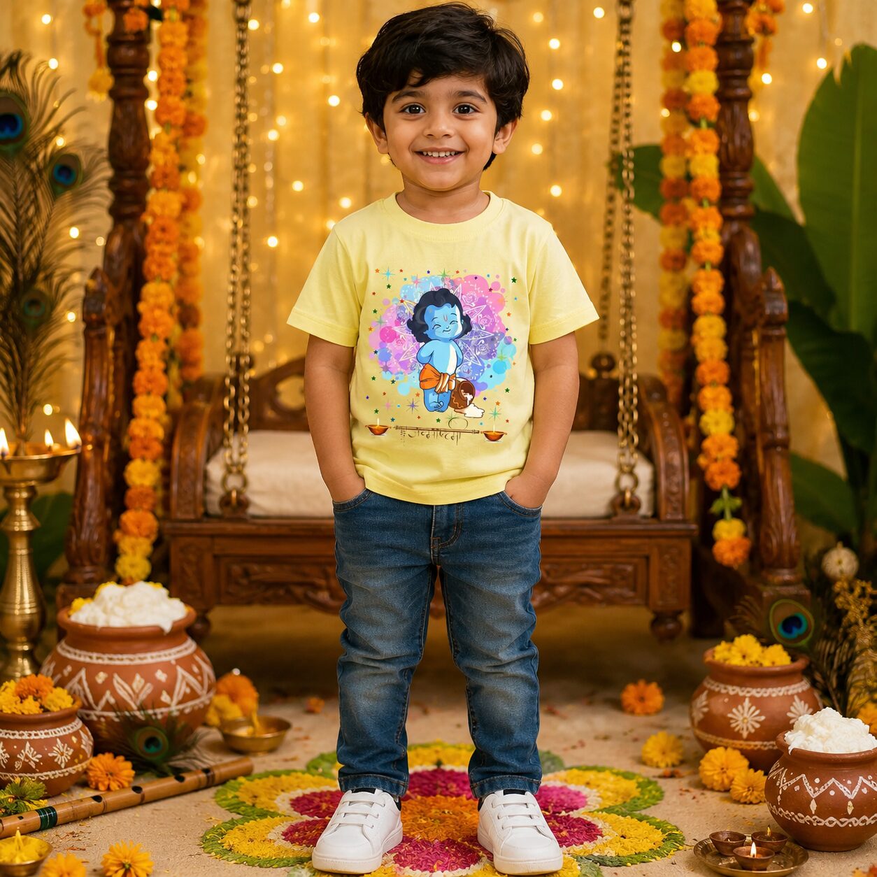 Bal Gopal Cotton Kids T-Shirt