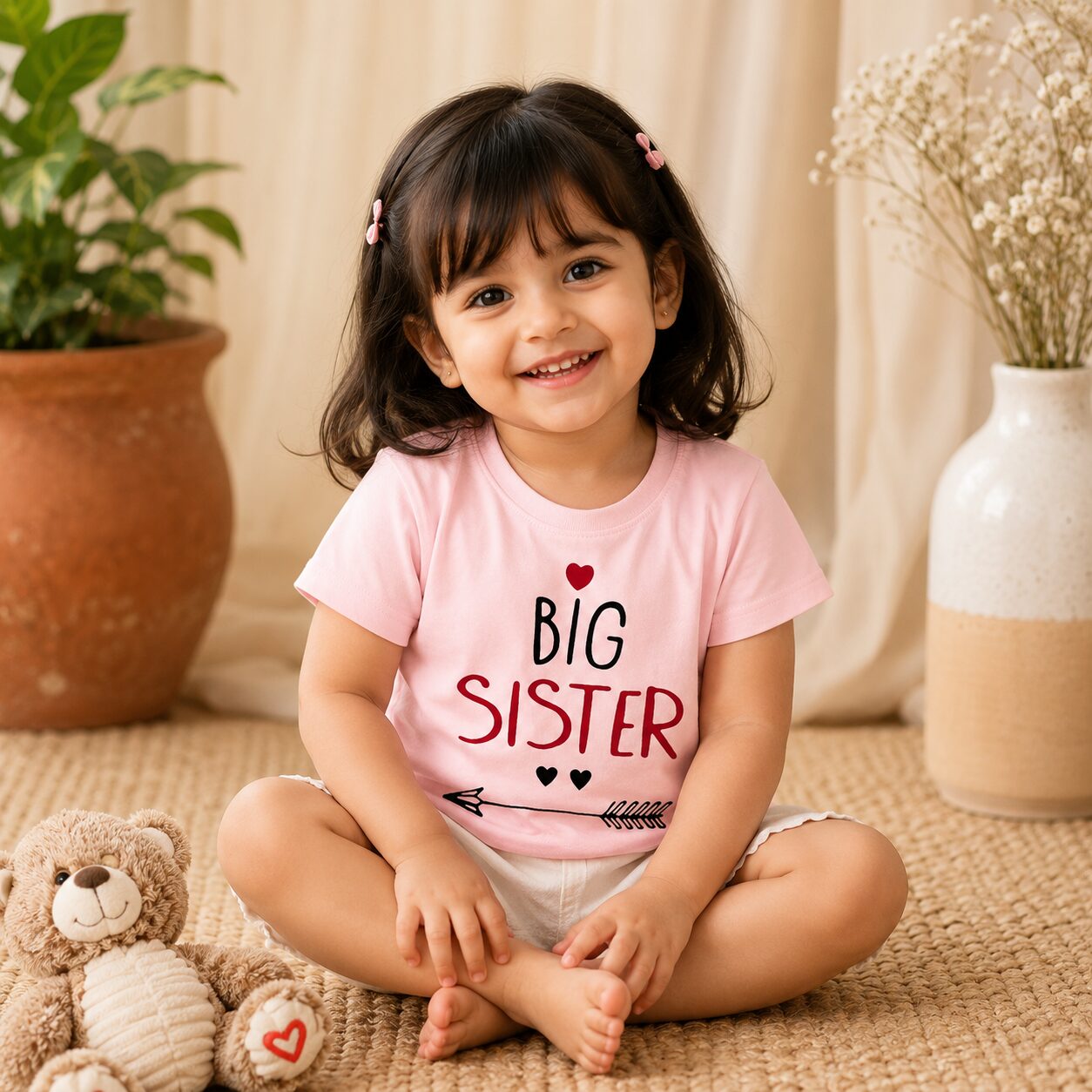 Big Sister Rakhi Outfit Kids T Shirt