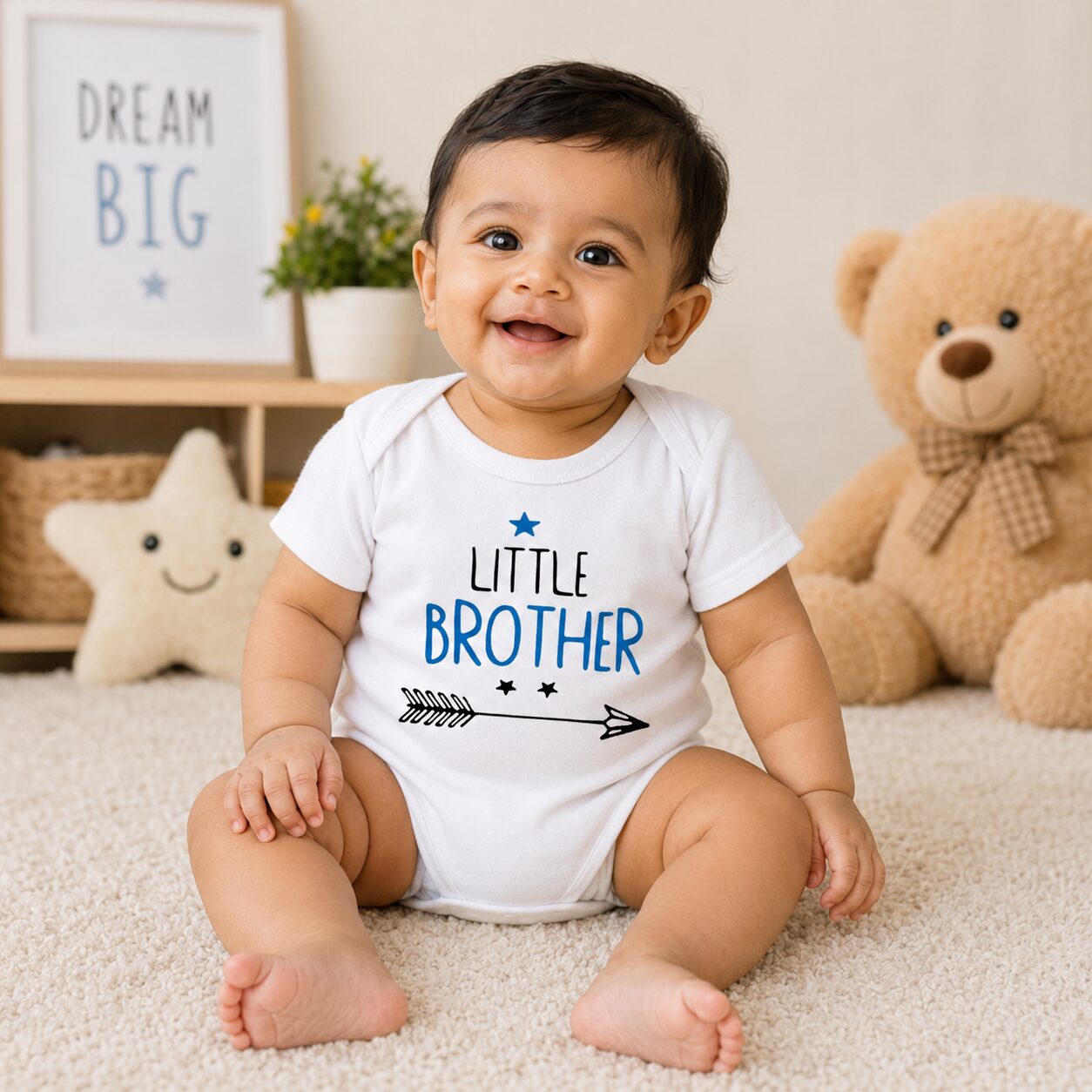 Little Brother baby onesie
