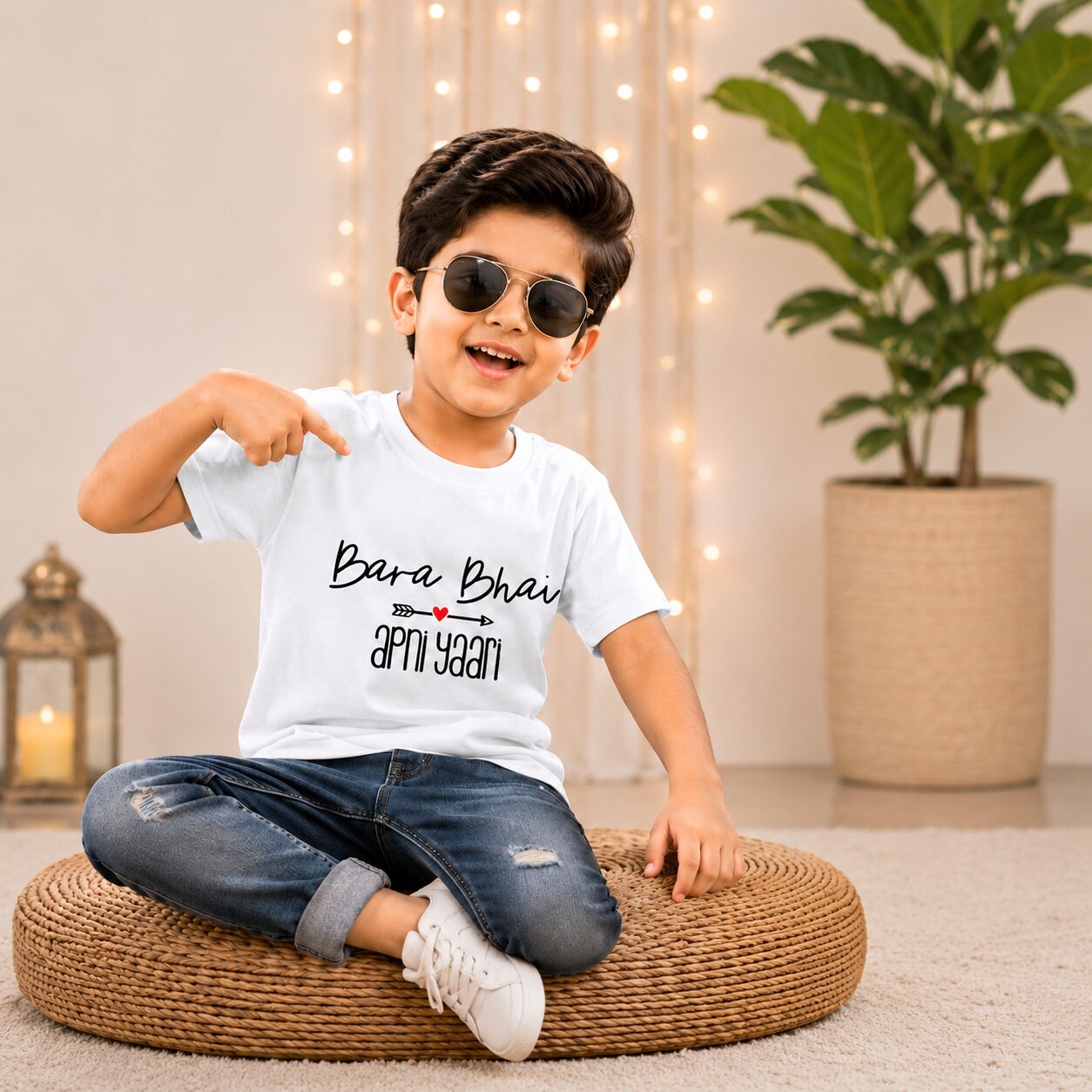 Bada Bhai Apni Yaari Outfit Kids T Shirt