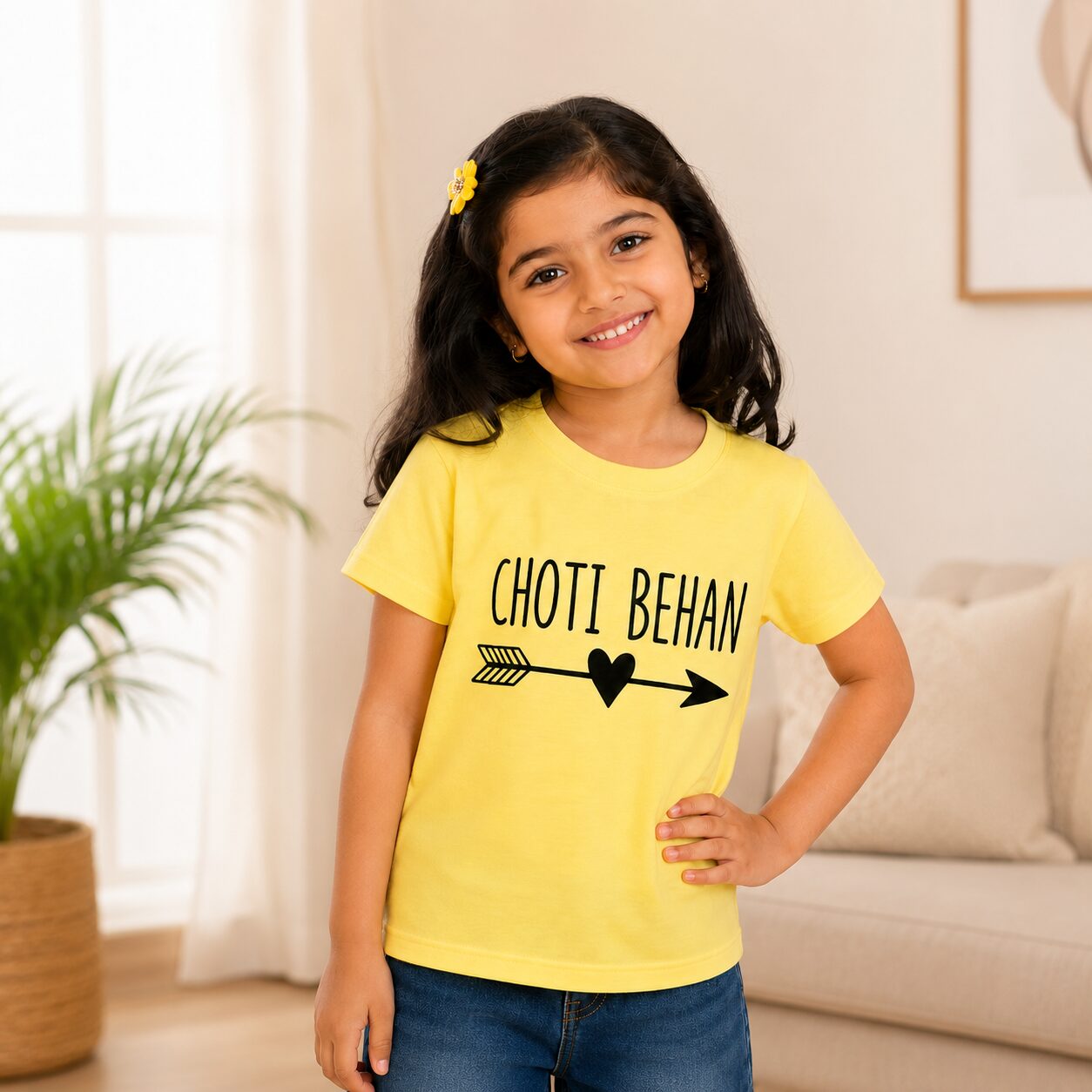 Premium cotton Choti Behan outfit girls t shirt