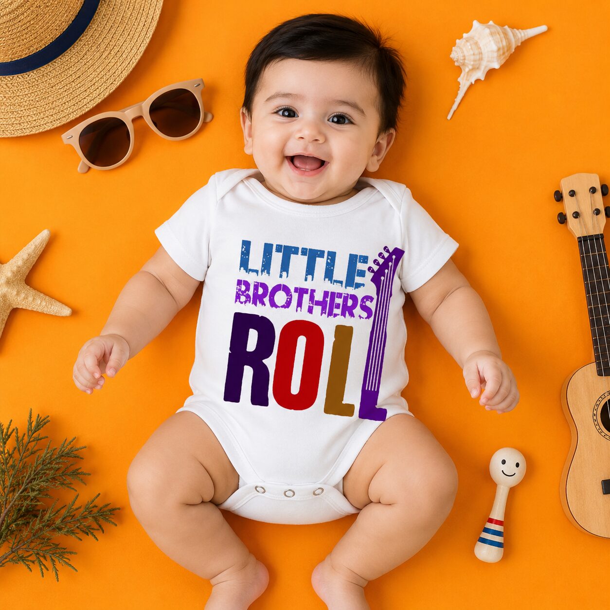 Rakshabandhan Romper for Baby Boys & Girls | Brother Sister Matching Outfit | Cute Rakhi Onesie Dress | Newborn & Infant Rakhi Gift Clothing | Festival Wear for Raksha Bandhan – Babywish