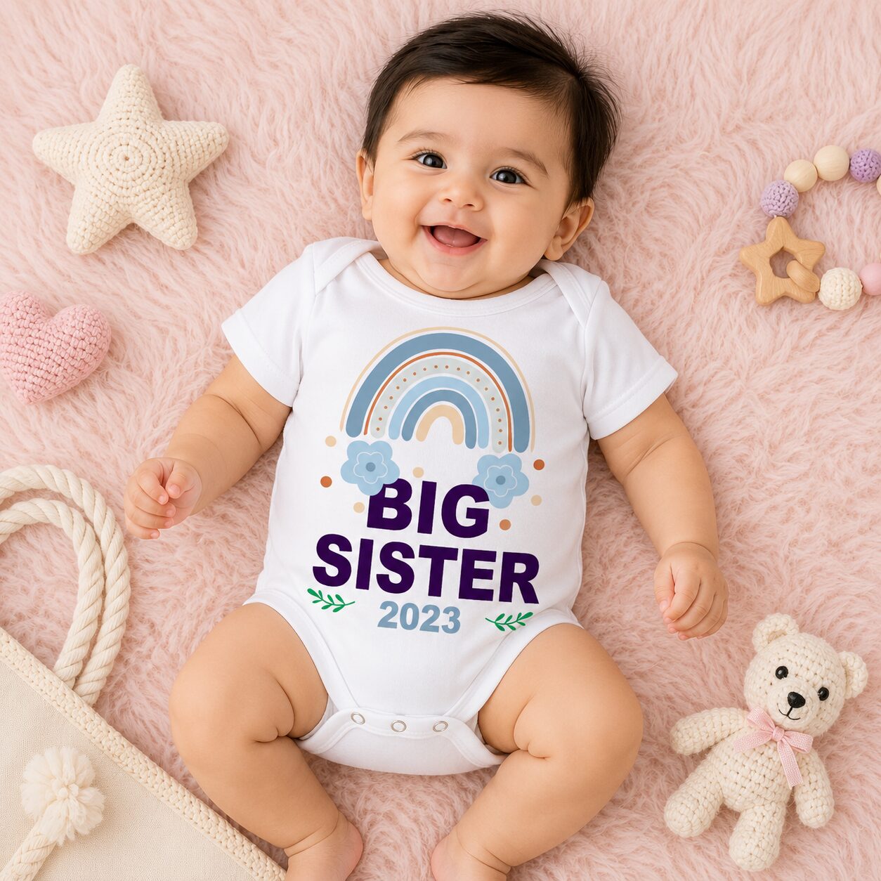 Rakshabandhan Romper for Baby Boys & Girls | Brother Sister Matching Outfit | Cute Rakhi Onesie Dress | Newborn & Infant Rakhi Gift Clothing | Festival Wear for Raksha Bandhan – Babywish