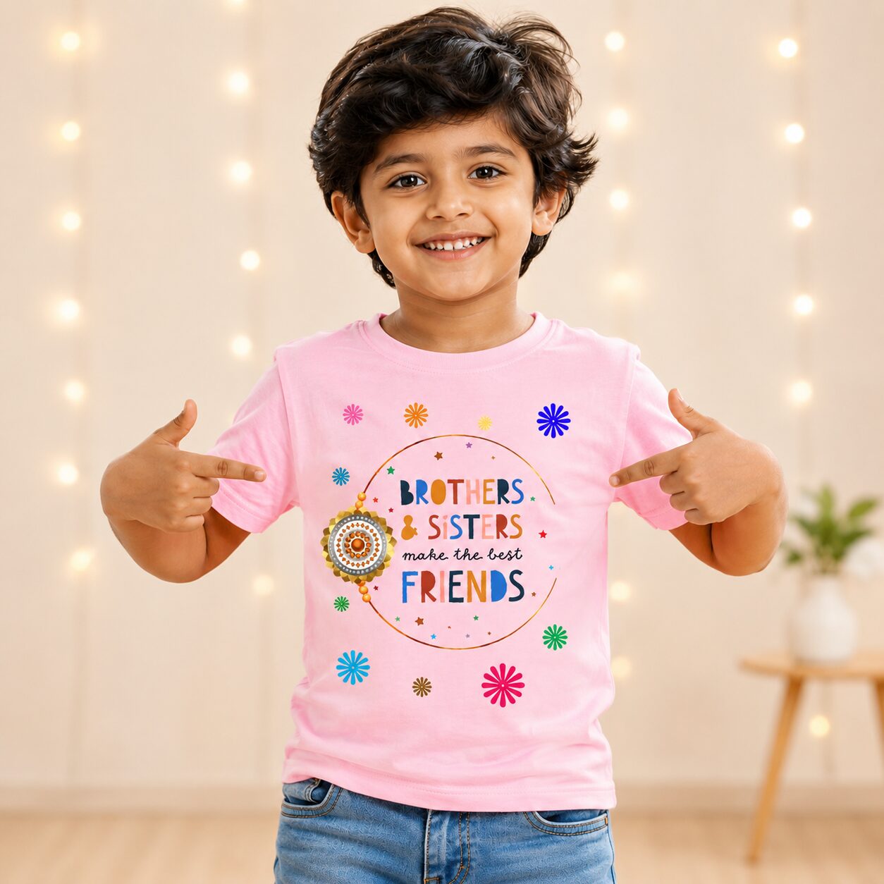 Brothers & Sisters Make The Best Friends Rakhi Kids T Shirt