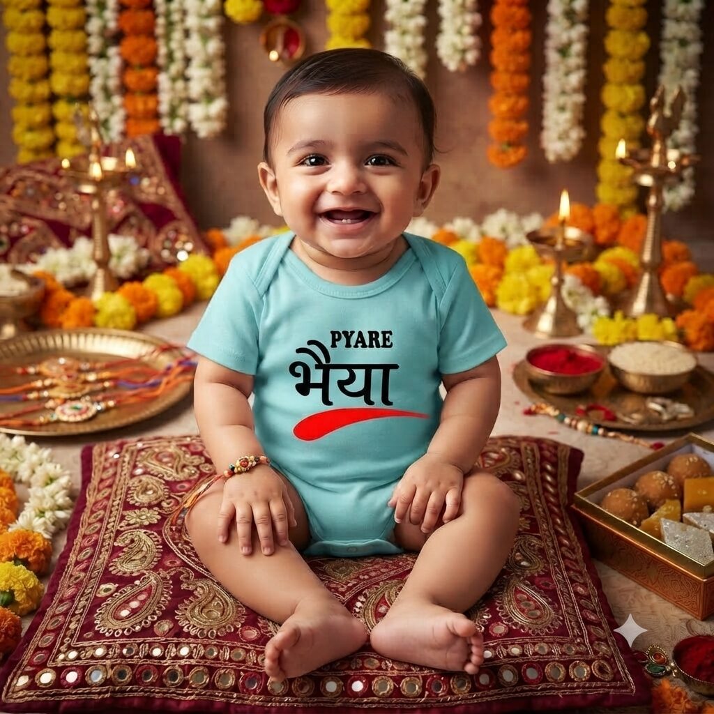 Baby Rakhi Special Romper
