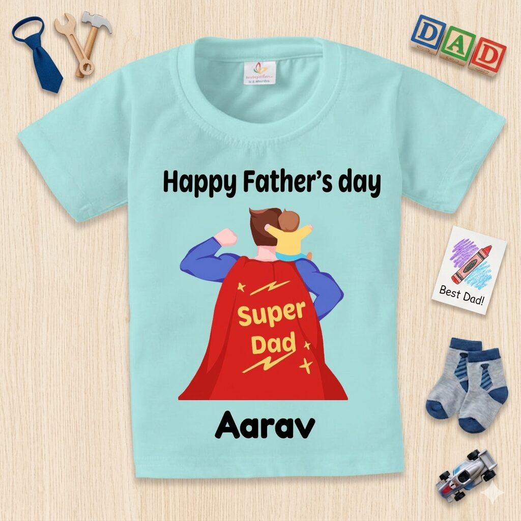Our First Father’s Day kids tshirt