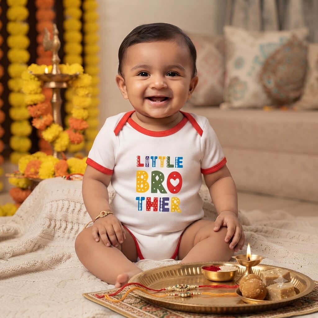 Little Brother Baby Romper