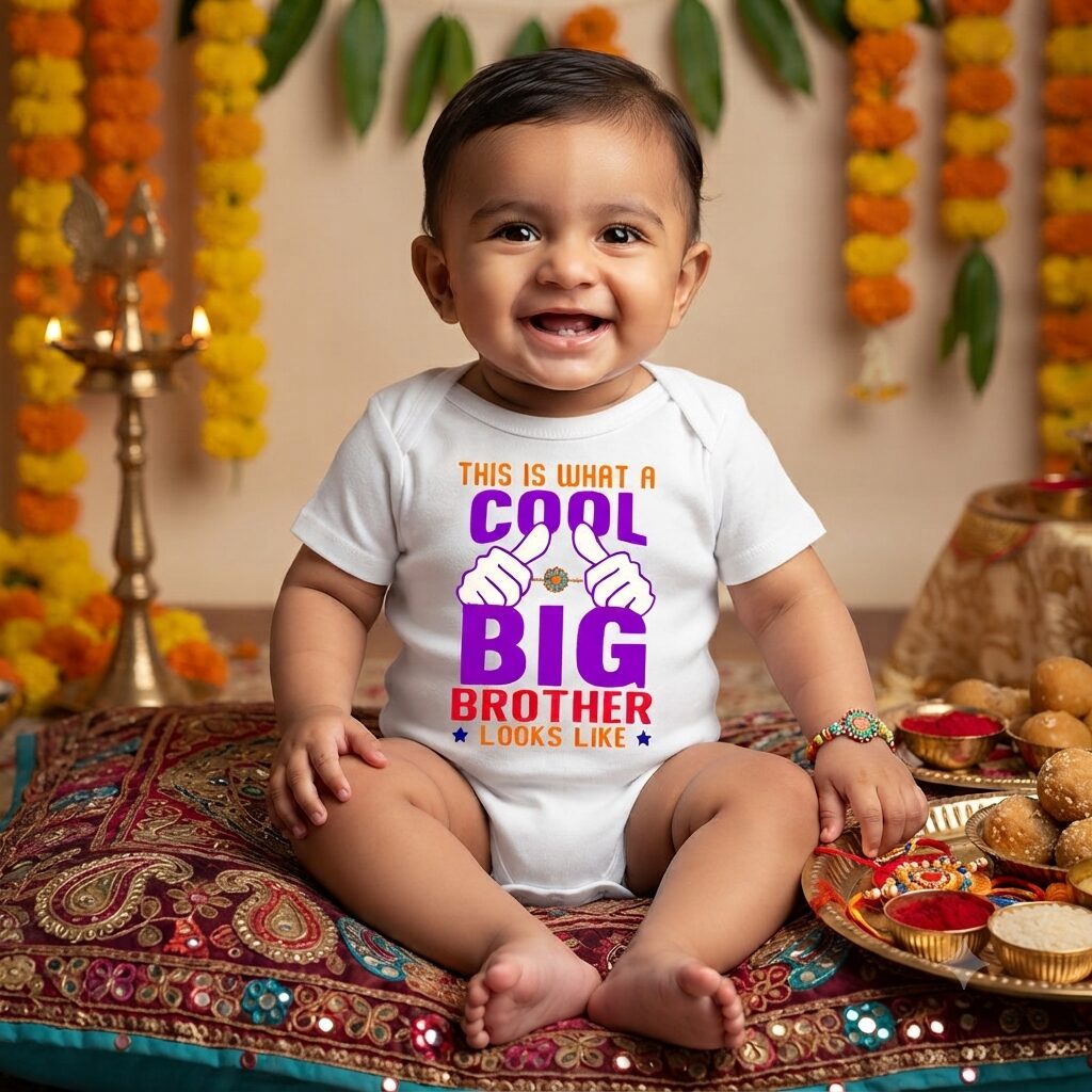Big Brother Baby Romper Cotton Onesie