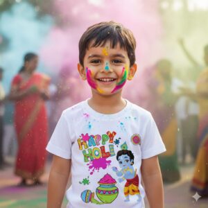 Kids Holi Festival T-Shirt