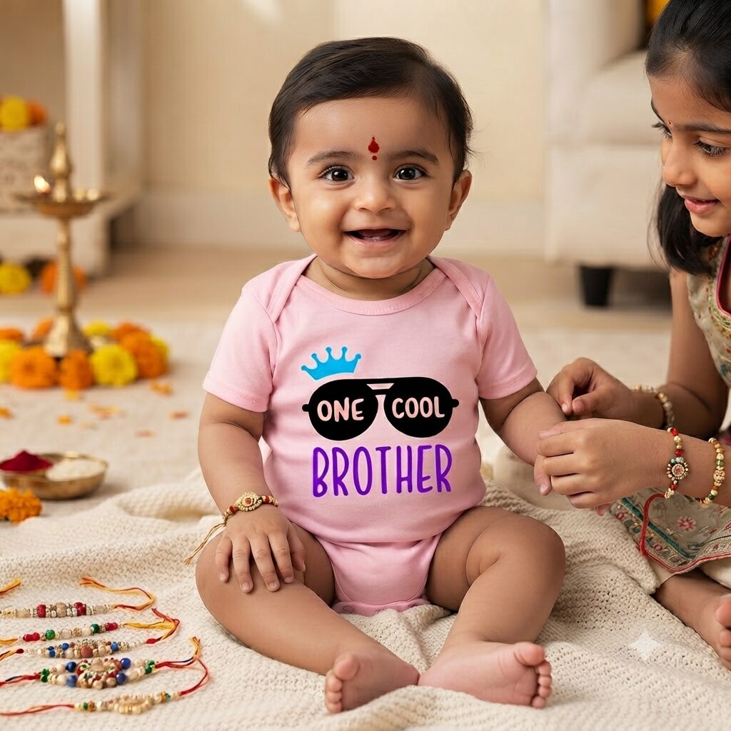 One Cool Brother Rakshabandhan Outfit for Baby
