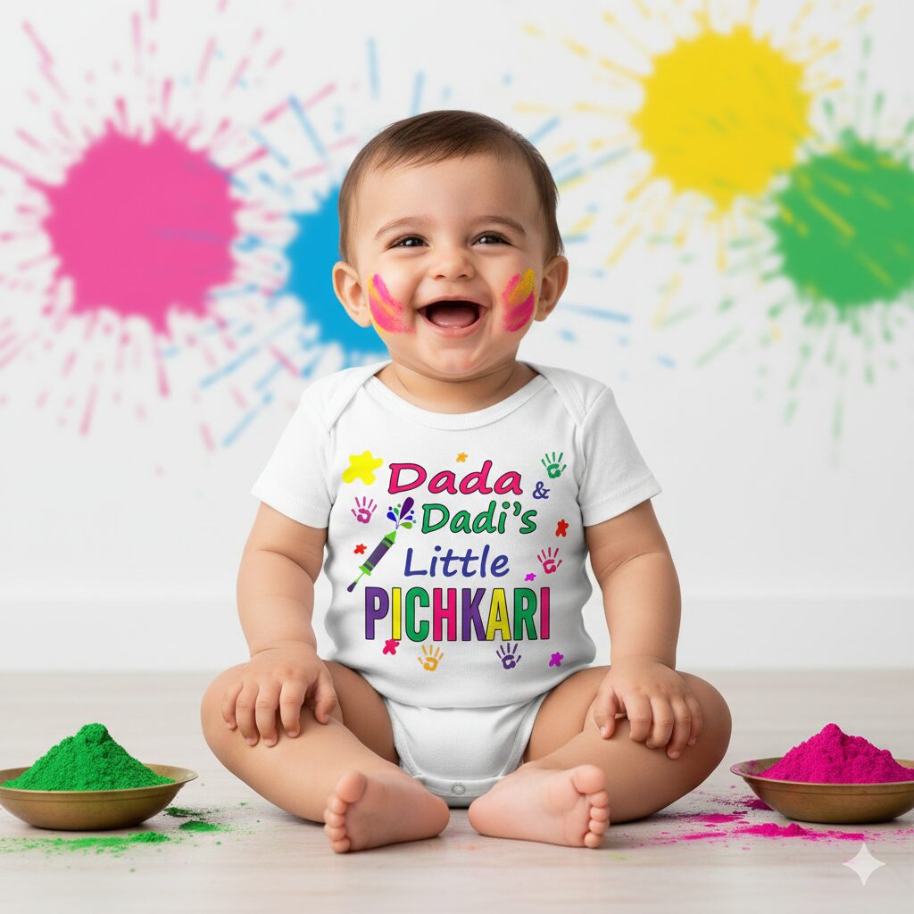 babywish-dada-dadi-little-pichkari-baby-romper-holi.