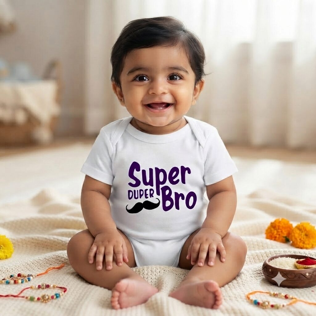 Baby Super Duper Bro Romper