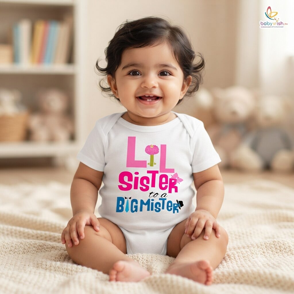 Rakshabandhan Romper for Baby Boys & Girls | Brother Sister Matching Outfit | Cute Rakhi Festival Onesie | Newborn Rakhi Gift Dress | Infant Clothing for Raksha Bandhan – Babywish