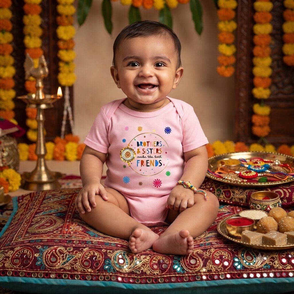 Baby Rakhi Romper