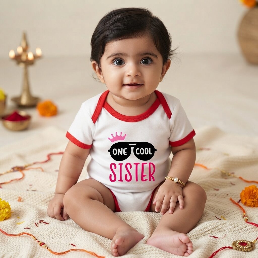 Rakhi Outfit for Baby Girl