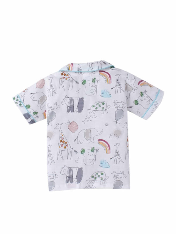 Kids Sleepsuit for Baby Boy’s and Girl’s Topwear and Pajamas Set Long Sleeve Sleepwear Baby Clothing Sets - Color Zoo - Image 3