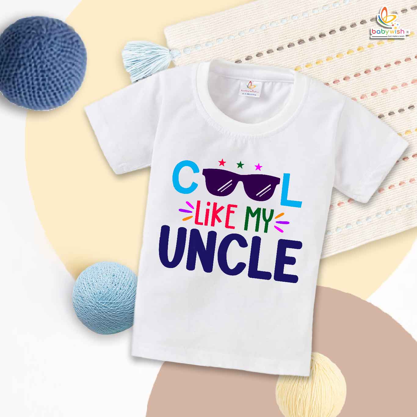 Babywish Chacha & Chachi T-shirt My Chacha & Chachi T-shirt Cool Like My Uncle