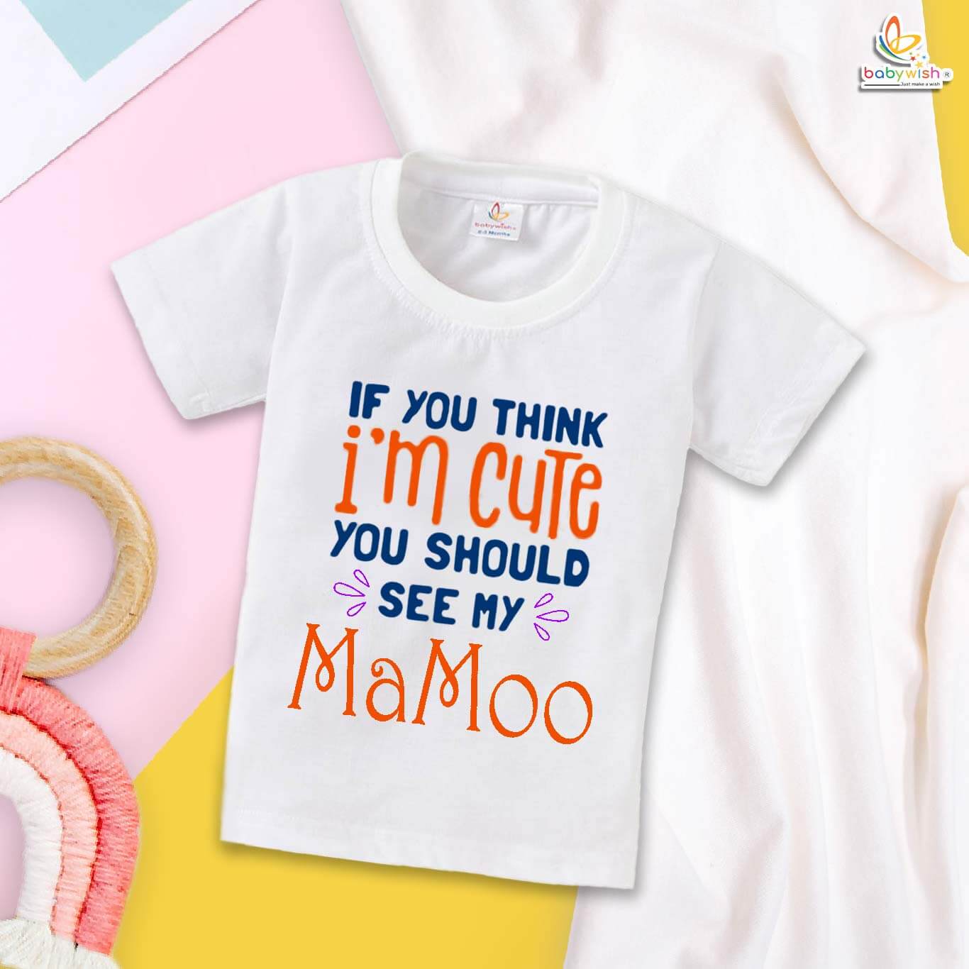 Babywish Mama & Maami T-shirt My Mama & Maami T-shirt If you think I'm cute