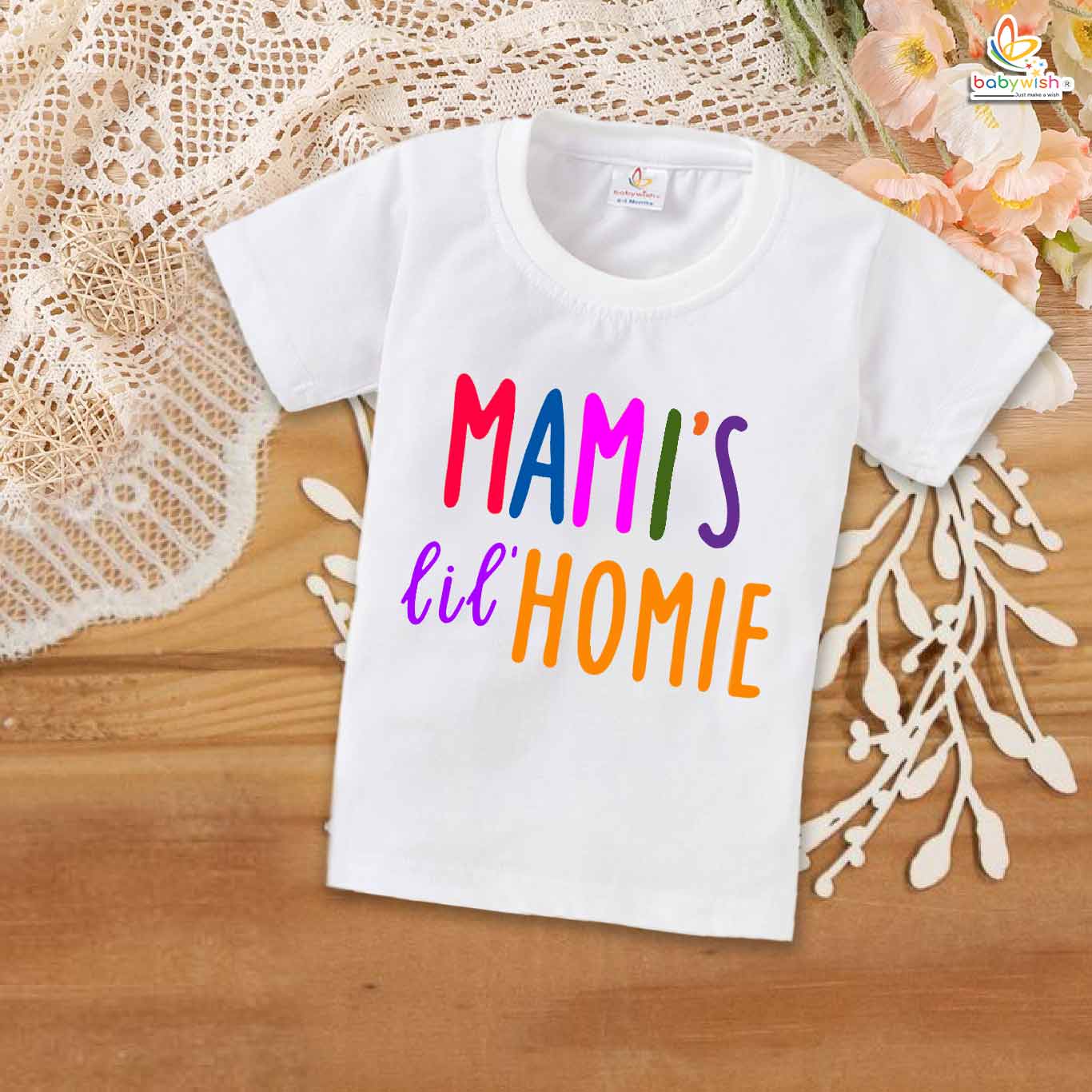 Babywish Mama & Maami T-shirt My Mama & Maami T-shirt Mami's lil Homie