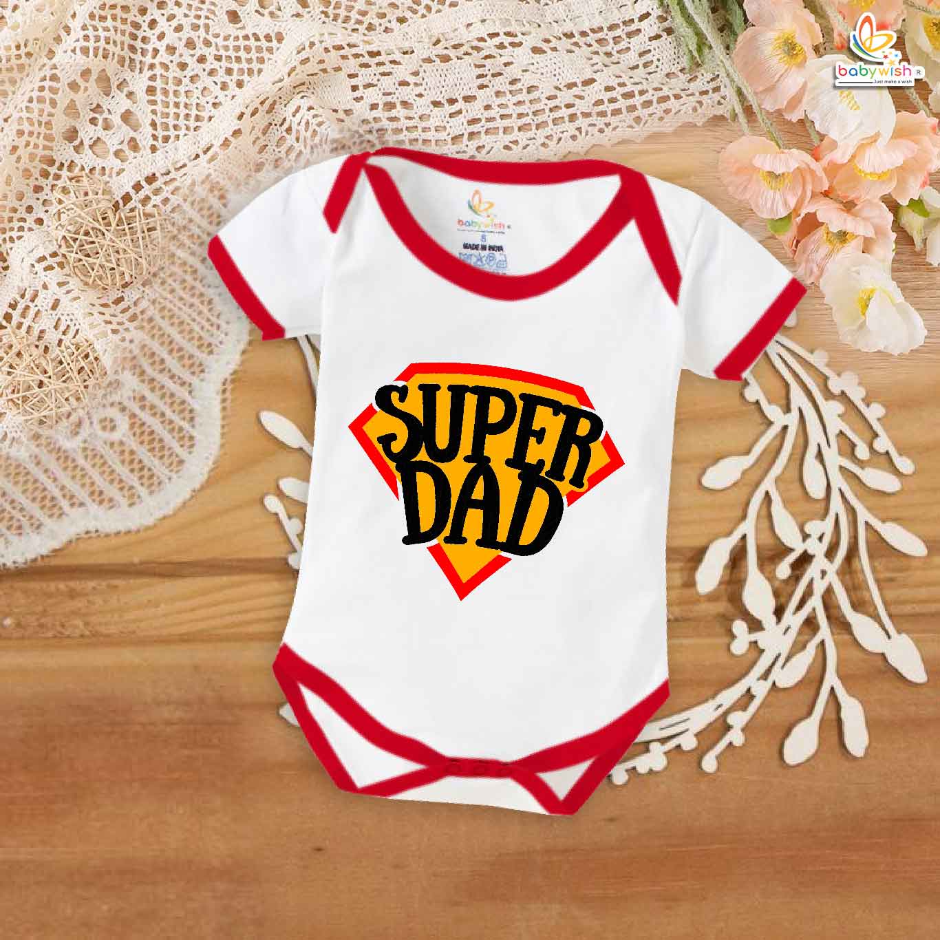 Babywish Father Romper Clothes Father Bodysuits Super Dad