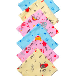 Multicolor organic baby washcloths set for newborns by Babywish