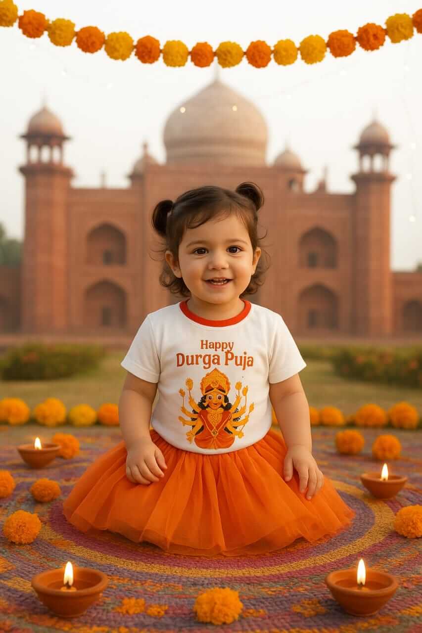 Celebrate Navratri with Babywish: Dress Up Your Little Ones in Festive Style ✨👶
