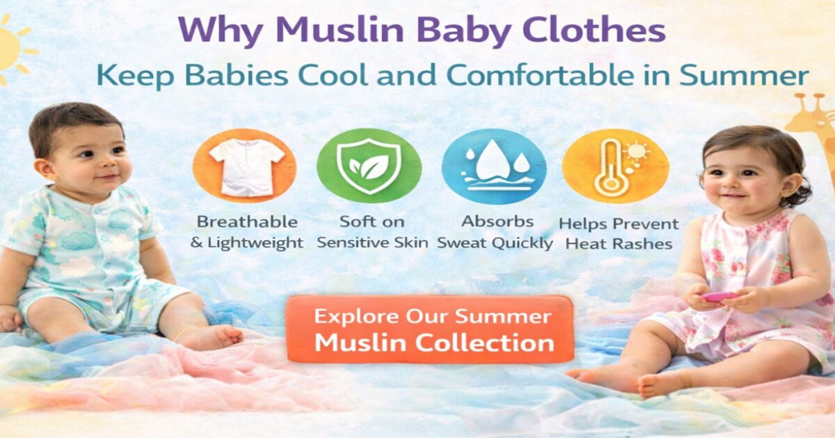 Why Muslin Baby Clothes Keep Babies Cool and Comfortable in Summer