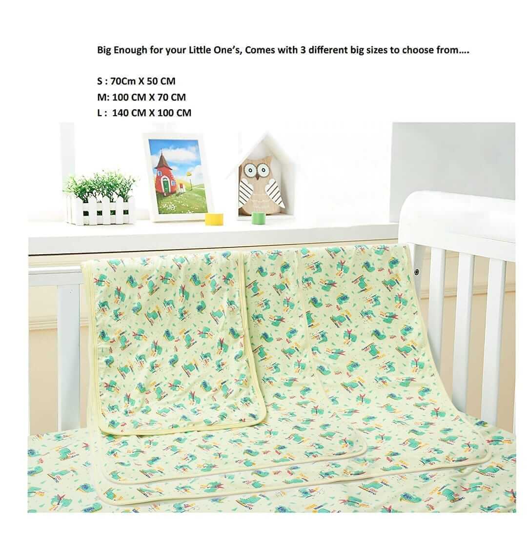 Baby Waterproof Bed Mattress Protector Lemon Drysheet for Baby Soft Breathable Waterproof Bed Sheet Protector