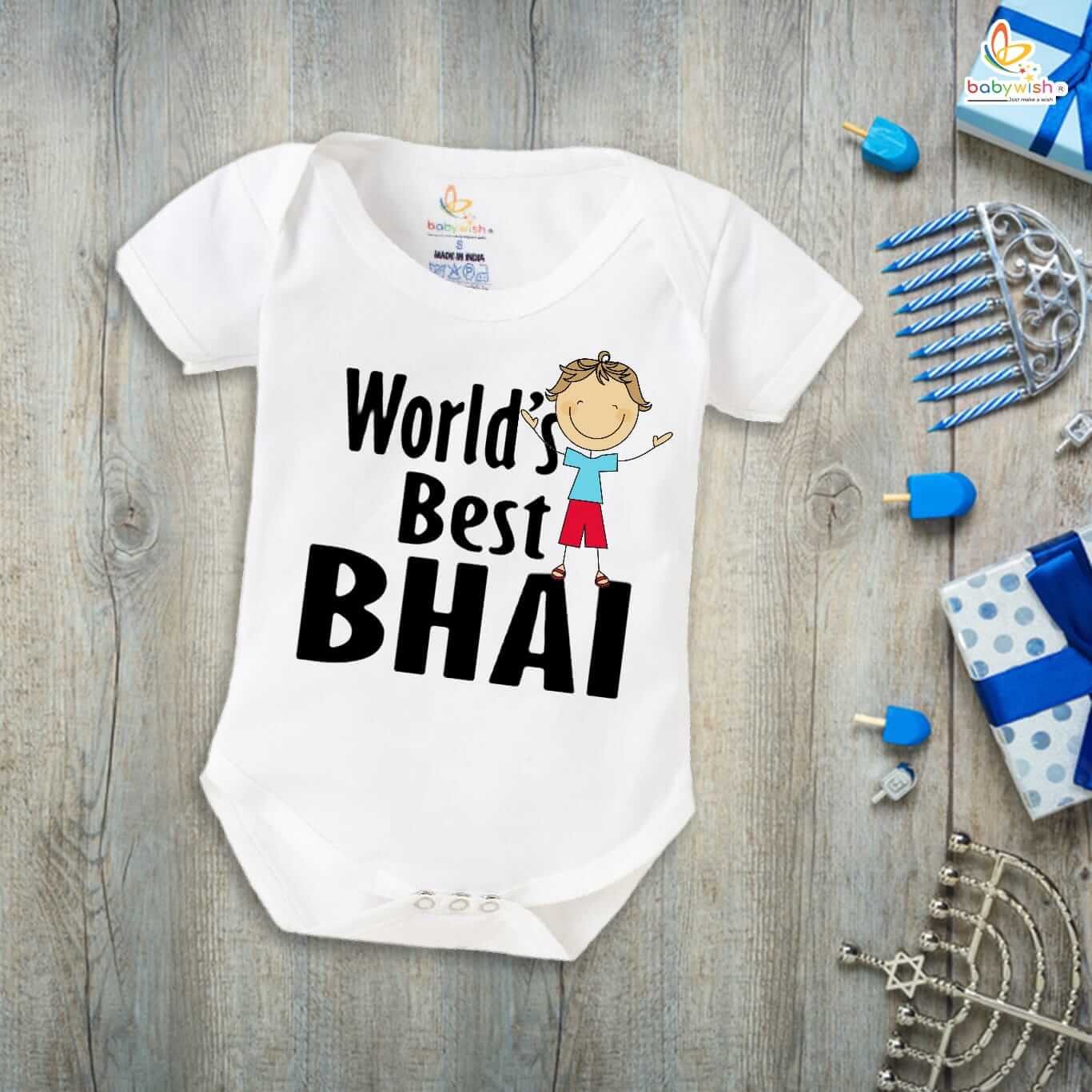 Adorable Rakshabandhan Romper for Kids, Brother Sister Matching Outfit, Soft Cotton Half Sleeve Dress, Cute Rakhi Gift Onesie for Boys and Girls Babywish