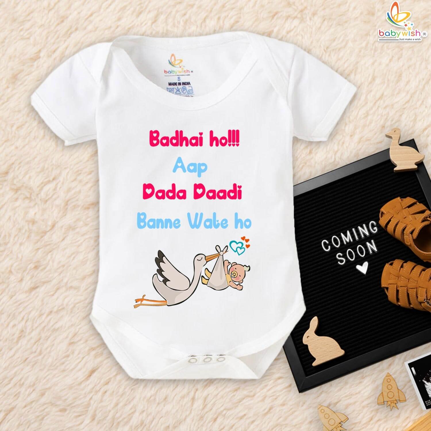 baby wish Customizable Baby Pregnancy  Announcement Outfit for Pregnancy Reveal Photoshoot - customize with Your Family Name