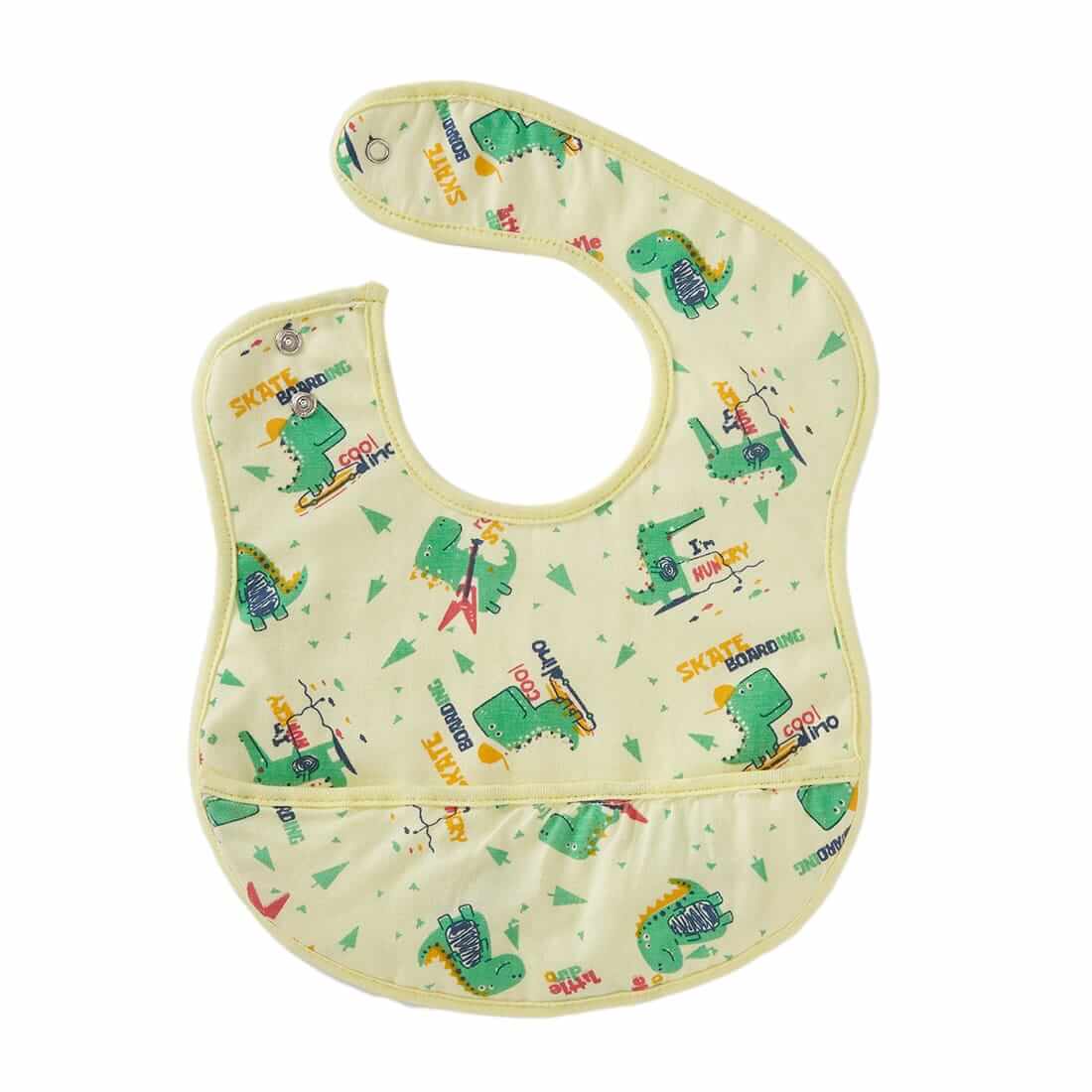 Bibs for Baby – 3-Layer Waterproof Baby Bib with Food Catcher Pocket, Soft and Durable Infant and Toddler Bibs, Unisex Mealtime Accessory, Easy-to-Clean for Boys & Girls - Image 6