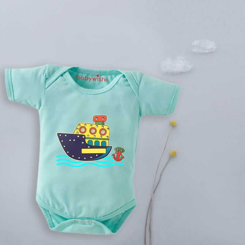 Baby Bodysuits Newborn Romper Cotton Set | Unisex Infant Onesies Half Sleeve | Soft Comfortable Baby Clothes for Boys & Girls | Daily Wear Newborn Outfit