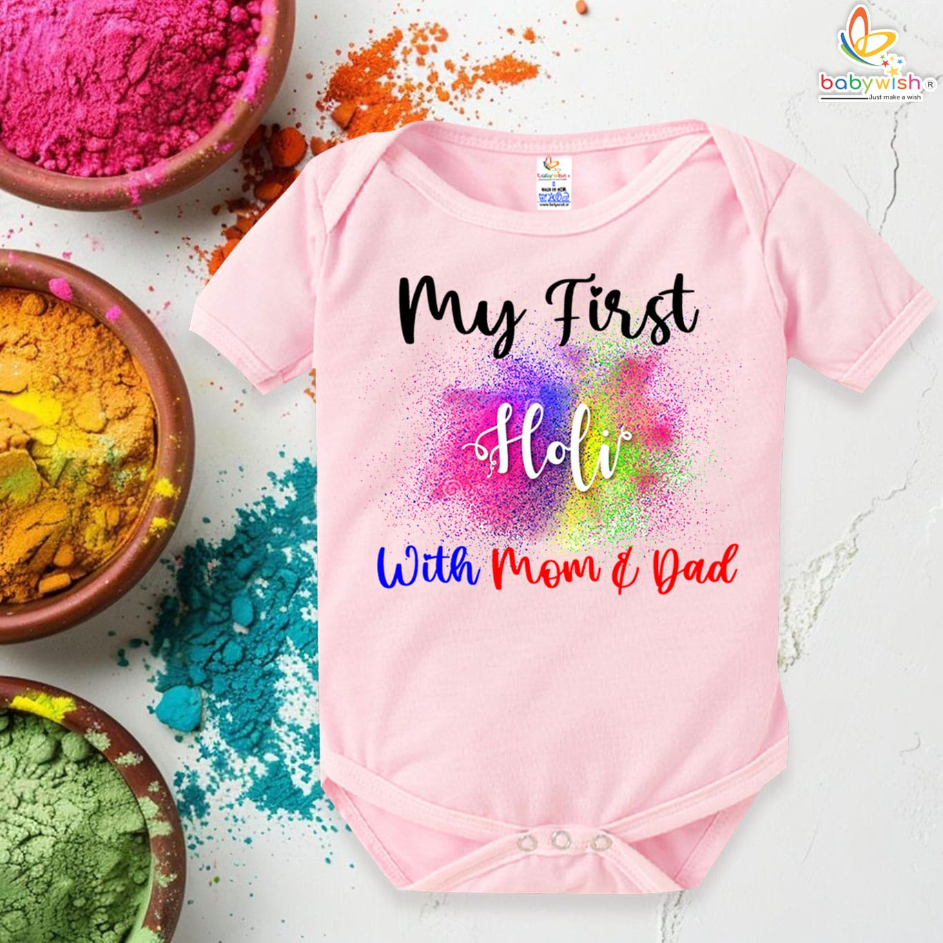 Kids Holi romper India