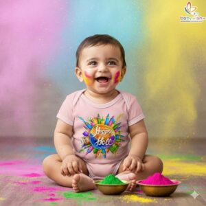Kids Holi romper India