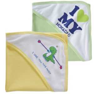 Baby Hooded Towels Combo Multicolor for Newborn – Soft and Absorbent Bath Towel for Boys & Girls, Infants and Kids, Cozy Hooded Baby Towels for Bath Time