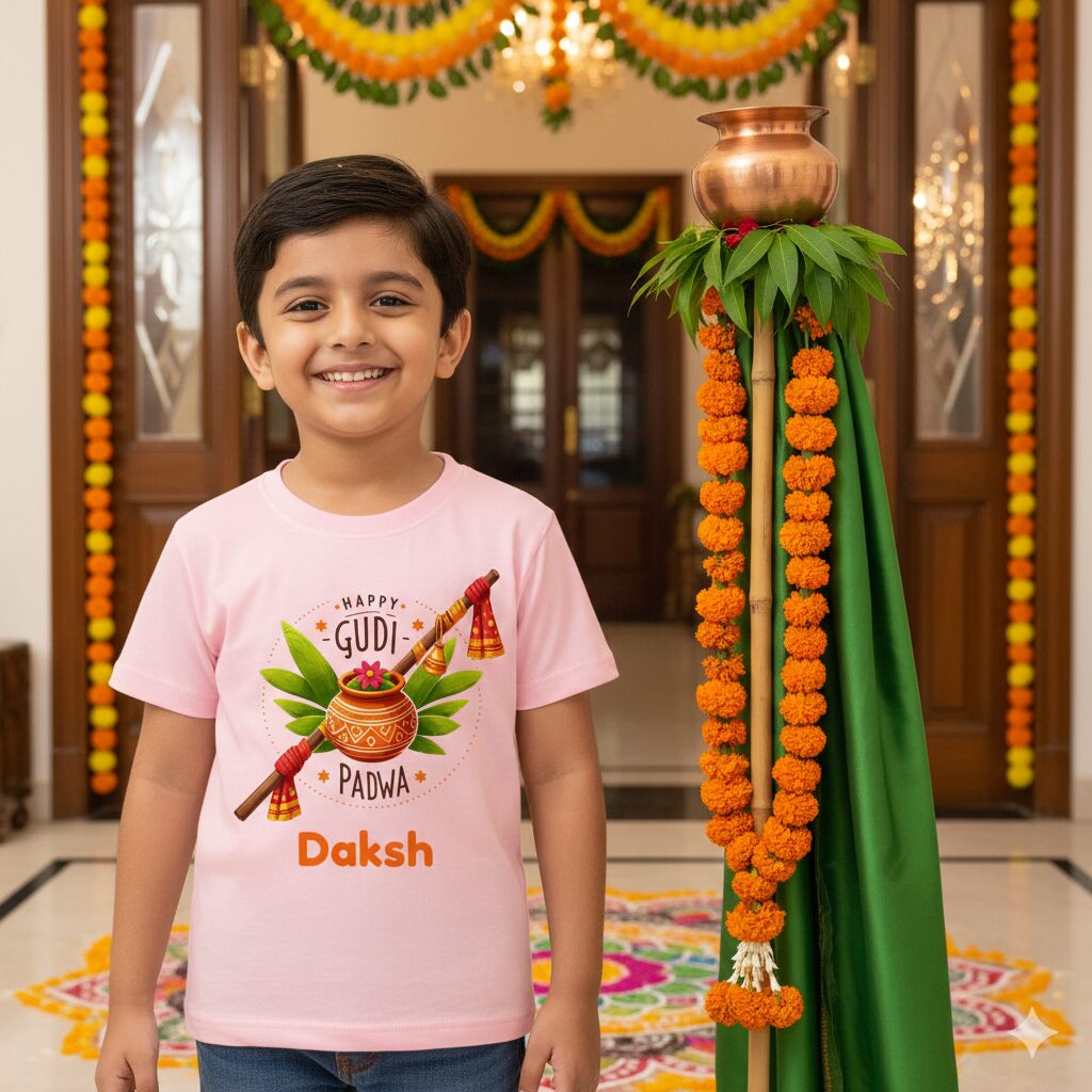 baby gudi padwa t shirt