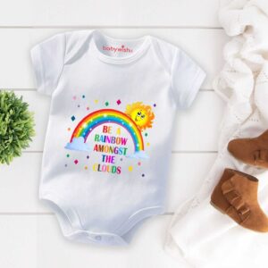 Baby Newborn Monsoon Bodysuits Romper Half Sleeve Envelope Neck Onesies Rainfall Outfit – Soft, Breathable, and Comfortable Baby Clothes for 0-12 Months