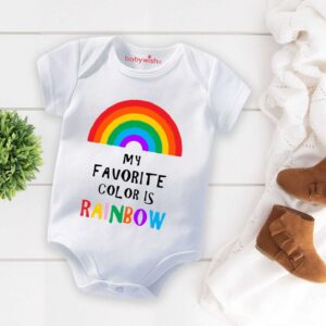 Baby Newborn Monsoon Bodysuits Romper Half Sleeve Envelope Neck Onesies Rainfall Outfit – Cute, Soft & Comfortable Monsoon Wear for Babies 0-12 Months