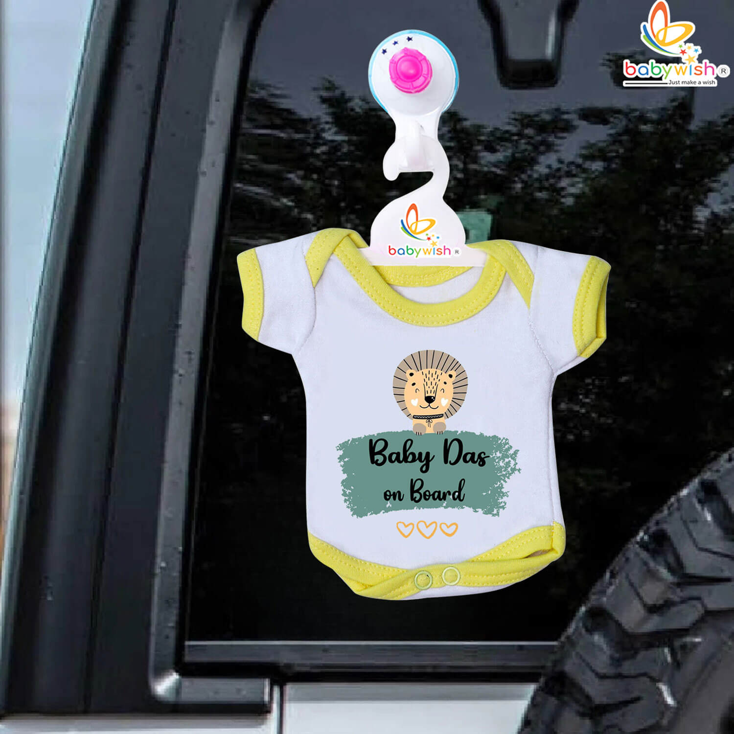 baby on board car safety romper