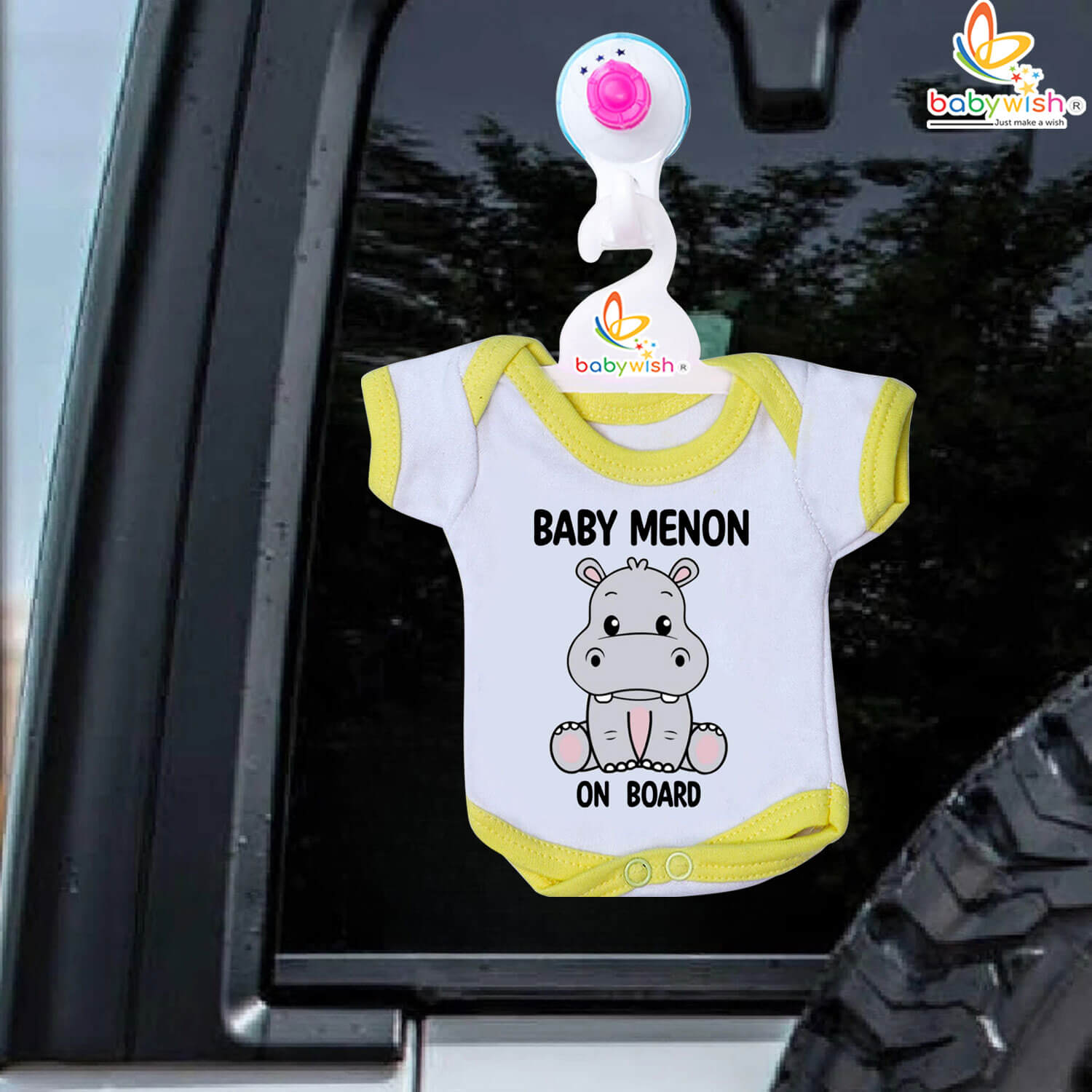 baby on board car safety romper