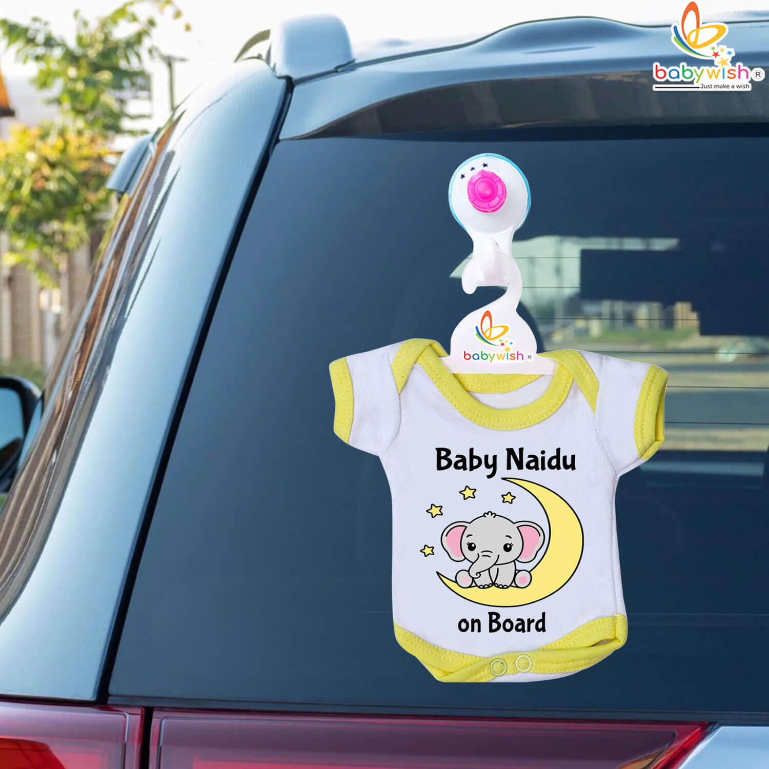 baby on board car safety romper