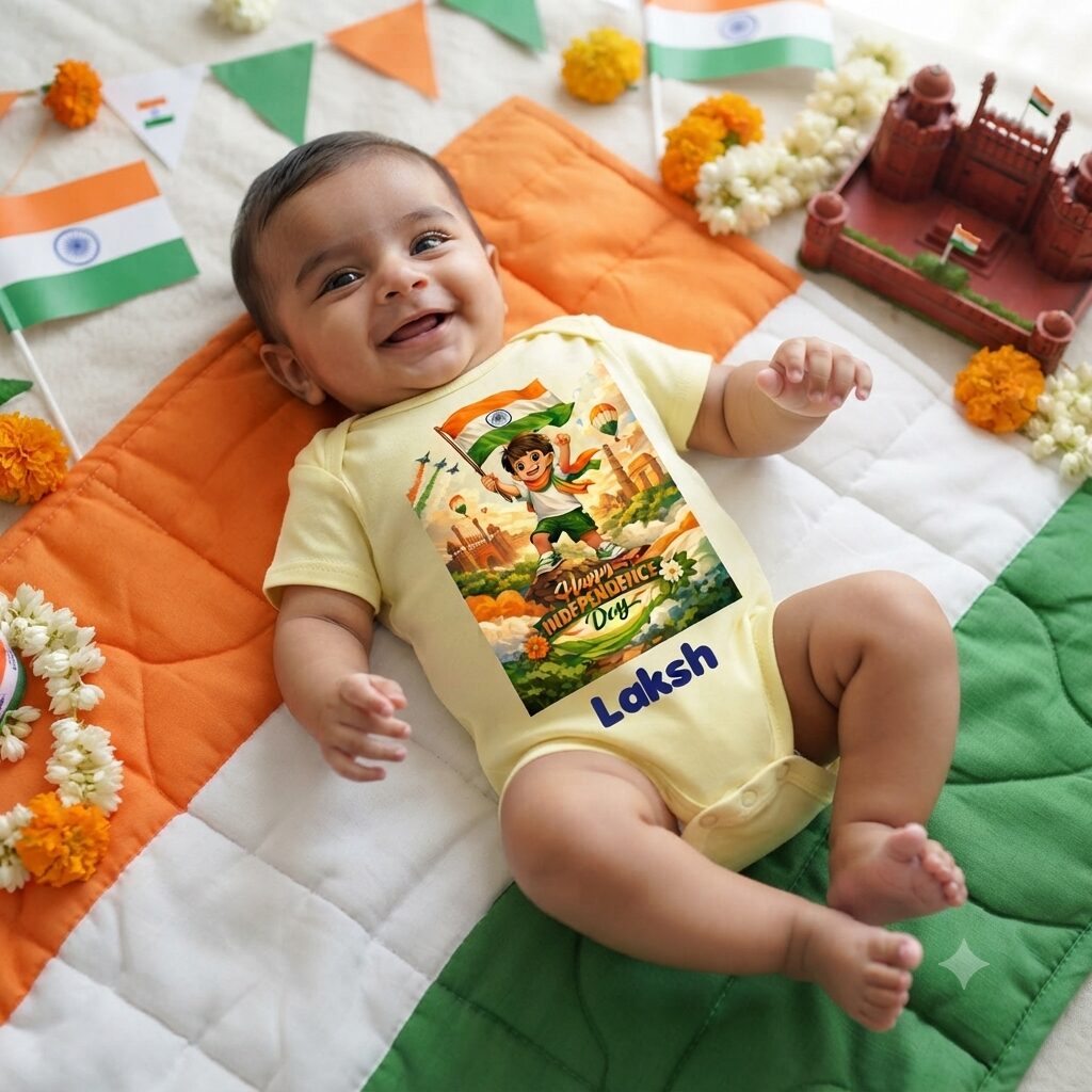 Independence Day Baby Romper