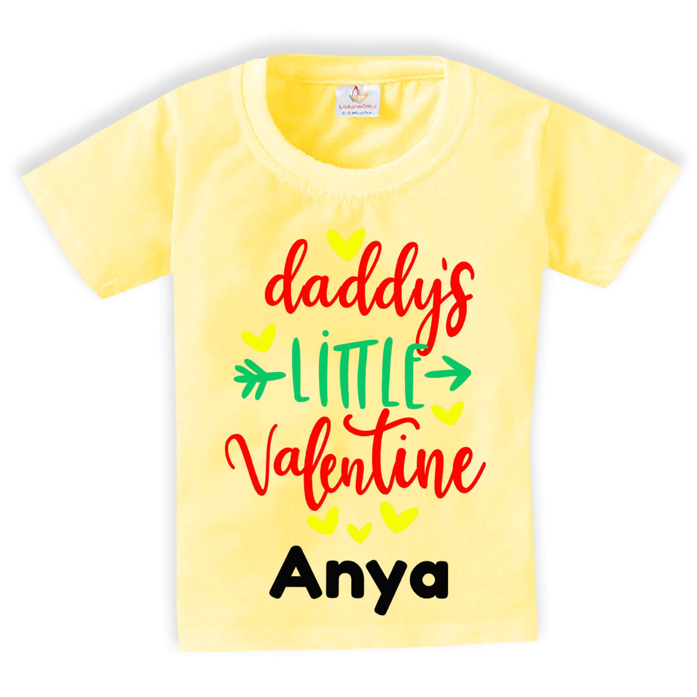 kids valentine tshirt personalized