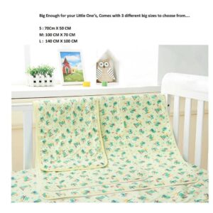 Baby Waterproof Bed Mattress Protector Lemon Drysheet | Soft, Breathable, Waterproof Crib Bed Sheet Protector for Newborns and Toddlers | Hypoallergenic, Easy to Wash