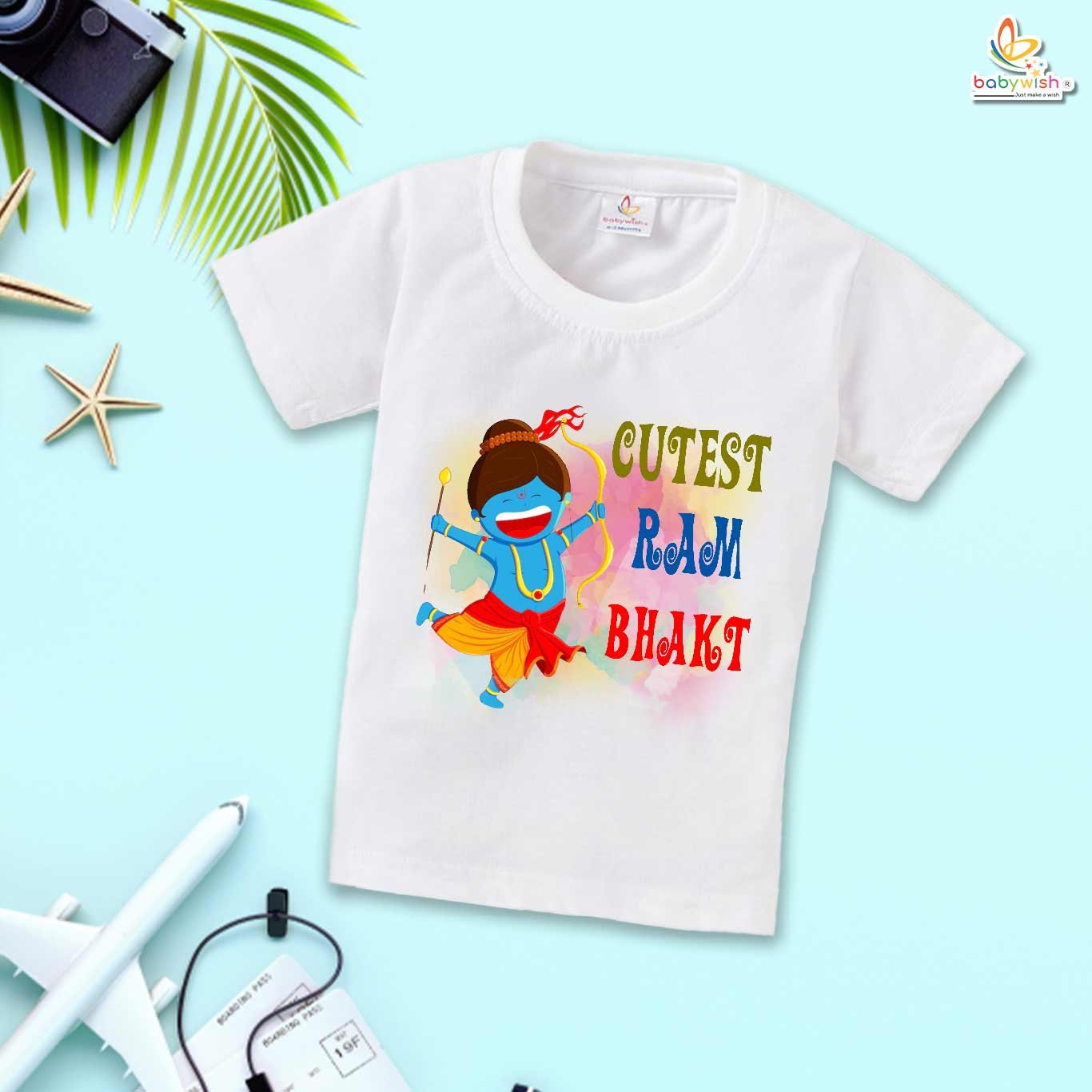 Babywish Baby Navratri T-shirt My First Dussehra Cutest Ram Bhakt